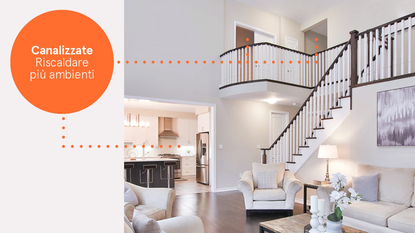 Scegliere una stufa a pellet canalizzata