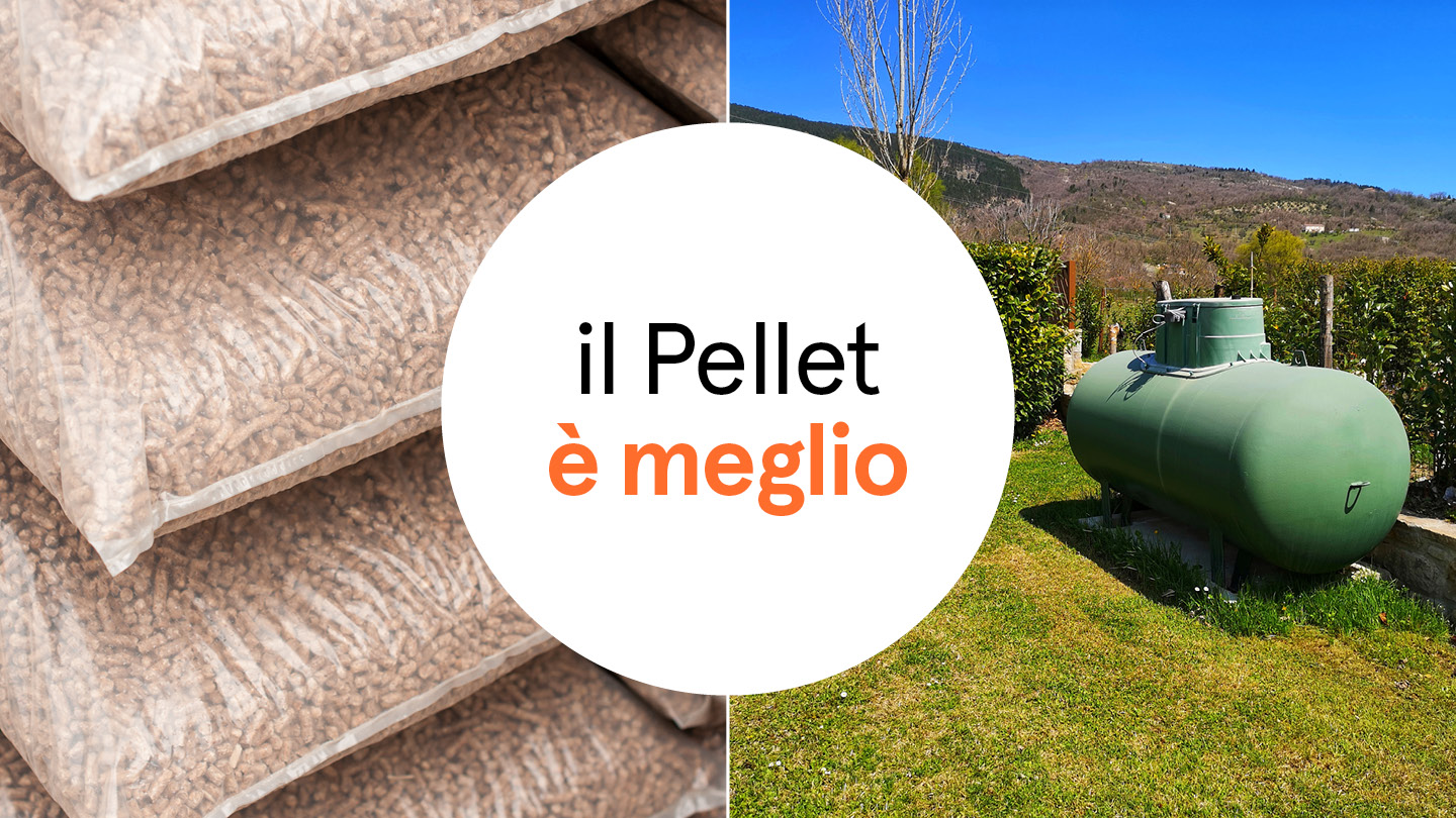 il pellet è meglio del gpl