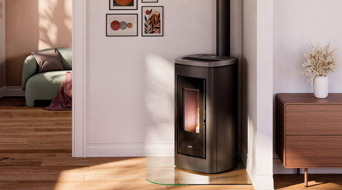 Stufa canalizzata a pellet Eclipse 11