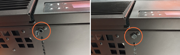 Collocazione tappino Grace 7